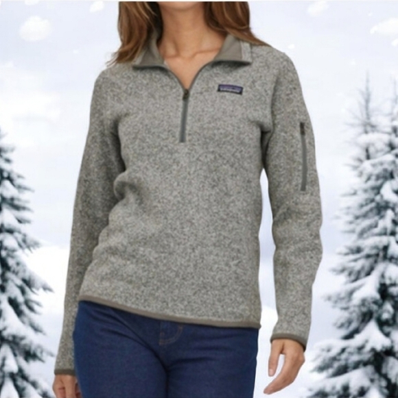 Patagonia Jackets & Blazers - NWOT Patagonia Women's 1/4 Zip-Up Better Sweater In Gray Size--XS